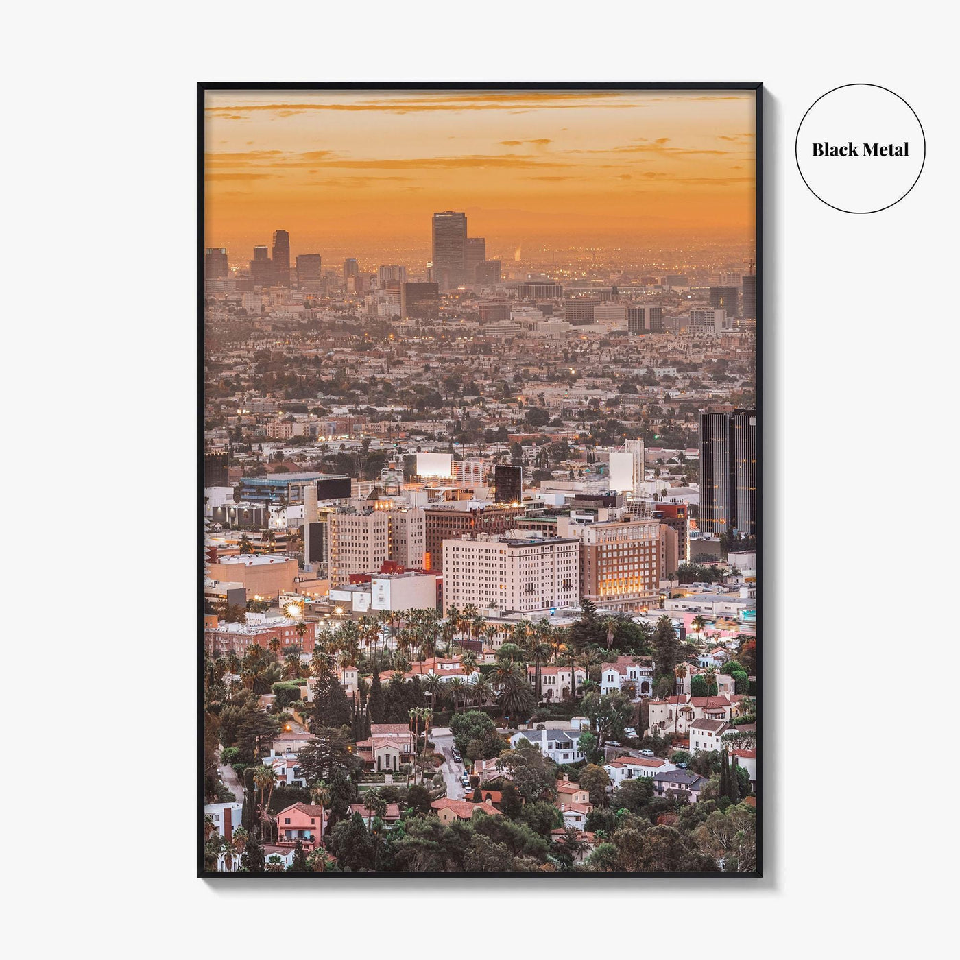 West Hollywood Skyline Fine Art Photo Print, Los Angeles, California Wall Decor, USA Poster
