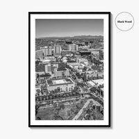 Tempe Black and White Fine Art Photo Print, ASU, Phoenix, Arizona Photo Poster