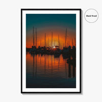 Ventura Harbor Fine Art Photo Print, California, USA, Marina, Wall Decor Poster