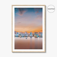 Sarasota Skyline Fine Art Photo Print, Florida USA, Wall Decor Poster