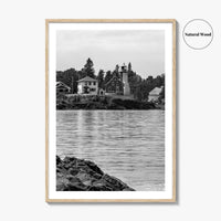 Eagle Harbor Black and White Fine Art Photo Print, Keweenaw Peninsula Michigan Poster