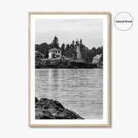 Eagle Harbor Black and White Fine Art Photo Print, Keweenaw Peninsula Michigan Poster