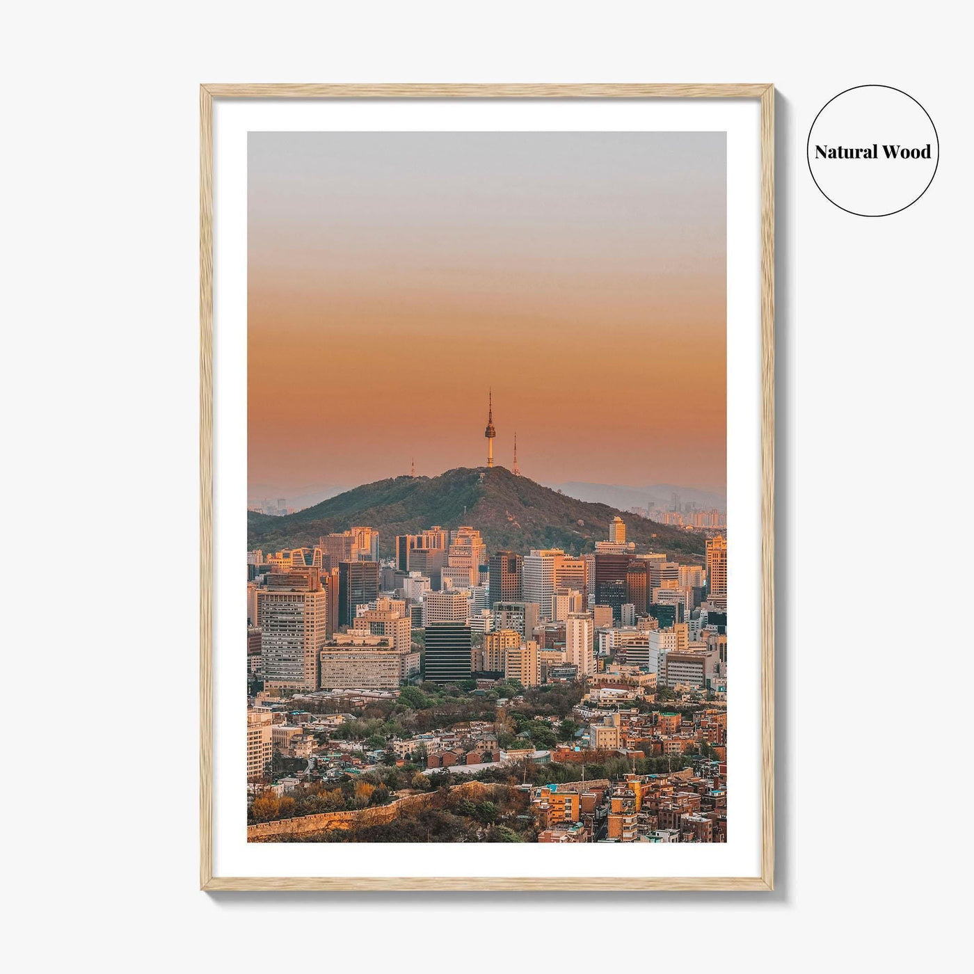 Seoul Skyline Fine Art Photo Print, Wall Decor, South Korea City Poster
