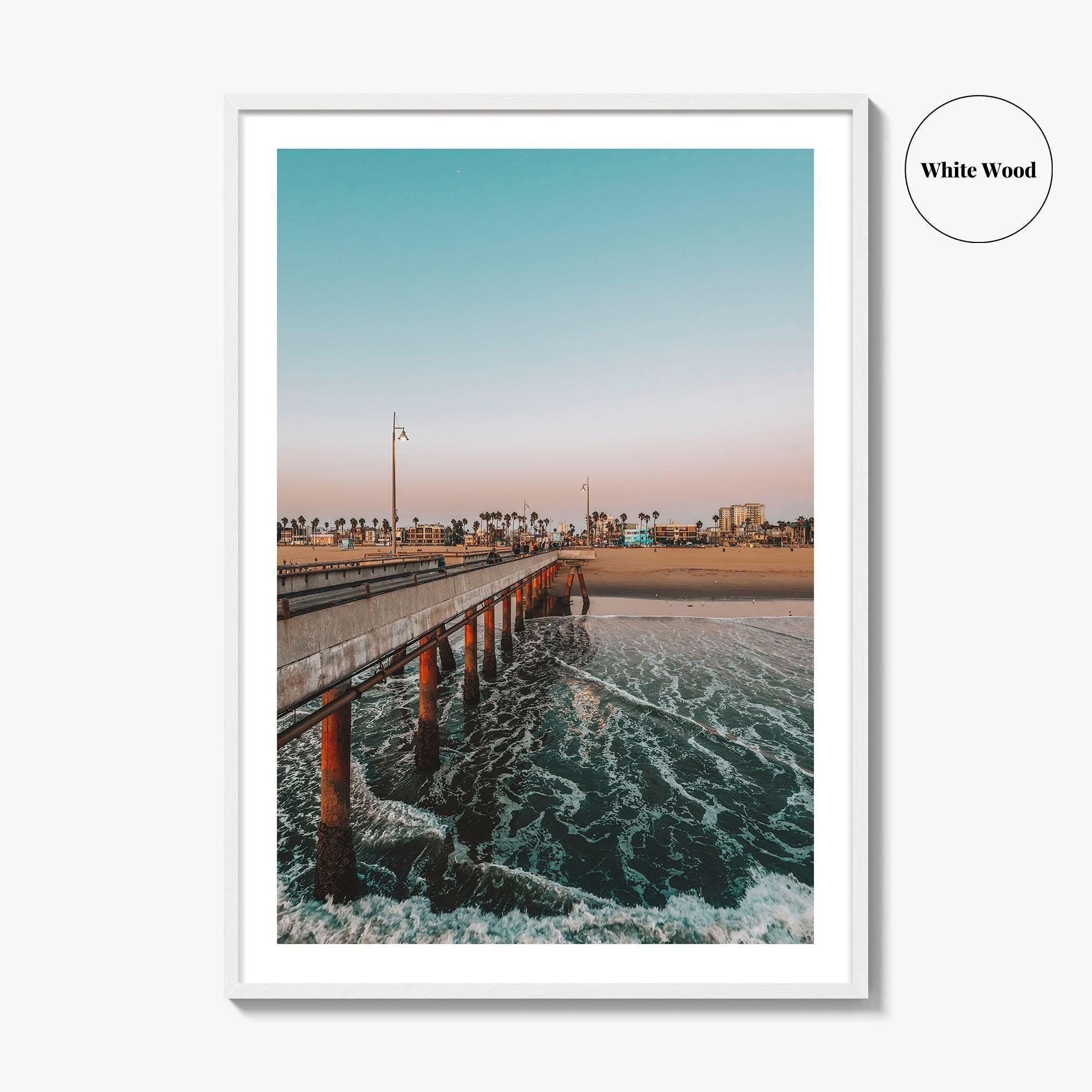 Venice Beach Fine Art Photo Print, Pier, Los Angeles, California Wall Decor Poster