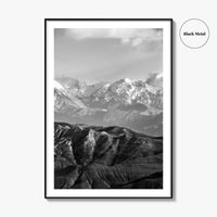 Upper Mustang Black and White Fine Art Photo Print, Annapurna Himalayas Poster