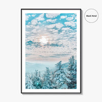 Stowe Vermont Fine Art Photo Print, Ski Resort Winter Wall Poster, USA