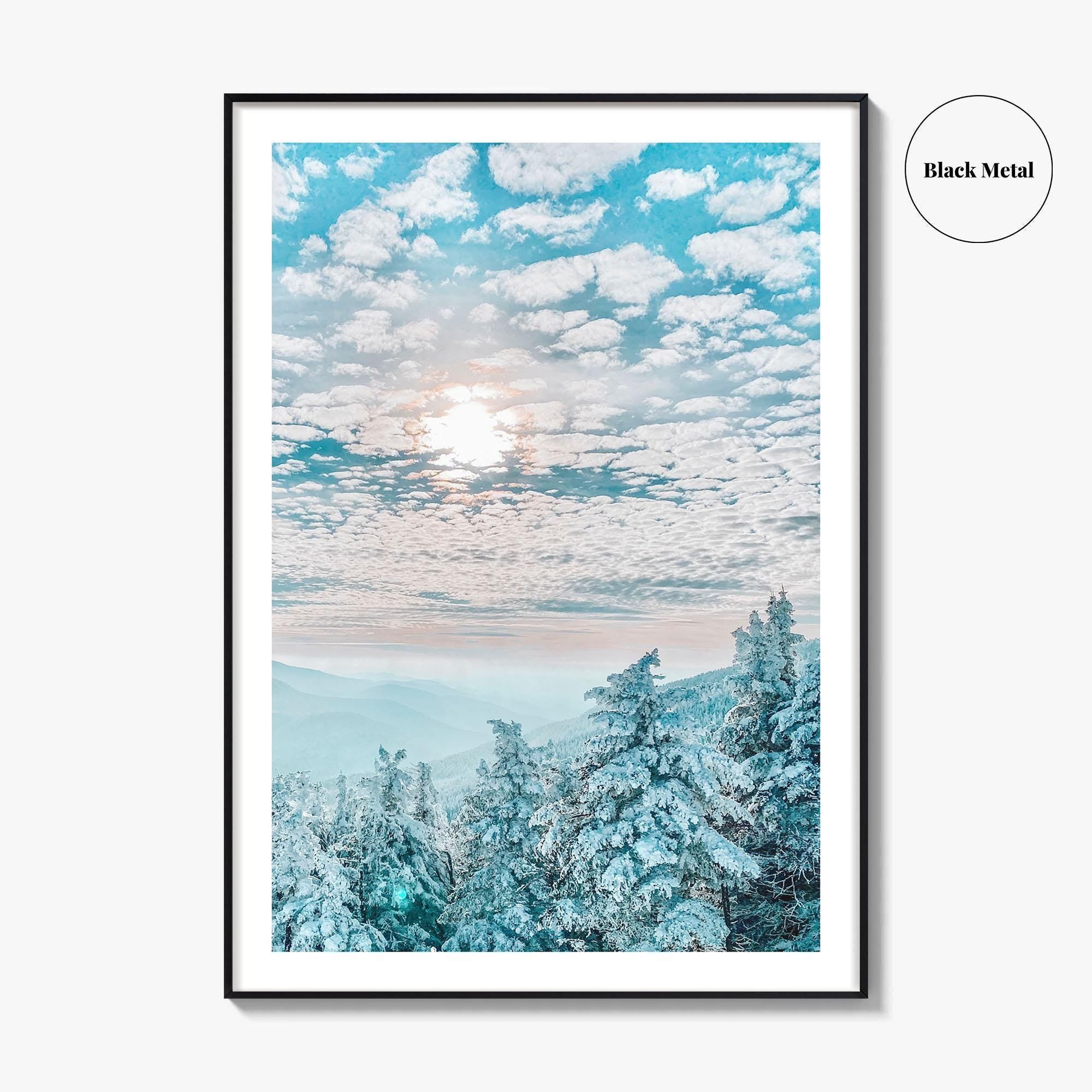 Stowe Vermont Fine Art Photo Print, Ski Resort Winter Wall Poster, USA