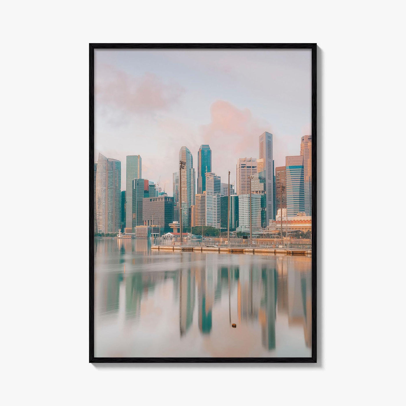 Singapore Skyline Fine Art Photo Print, Marina Bay, City Wall Poster