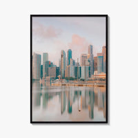 Singapore Skyline Fine Art Photo Print, Marina Bay, City Wall Poster