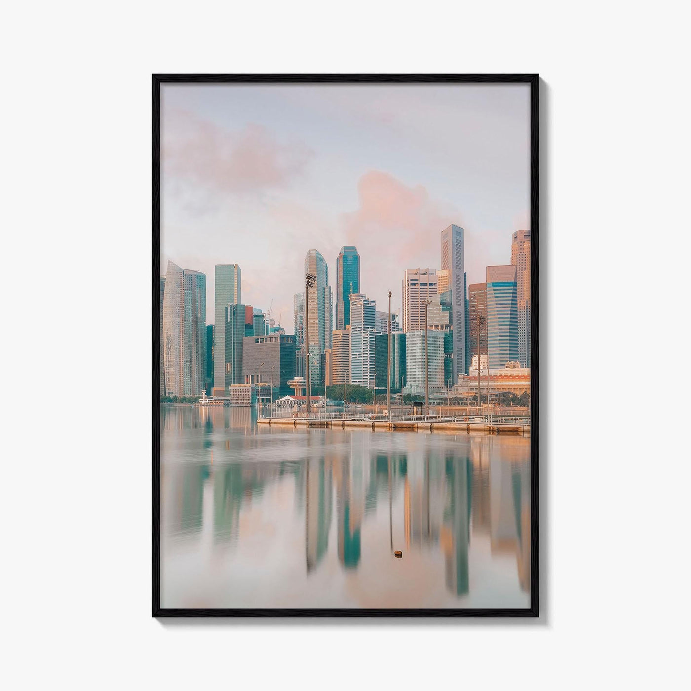 Singapore Skyline Fine Art Photo Print, Marina Bay, City Wall Poster
