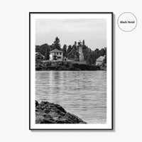 Eagle Harbor Black and White Fine Art Photo Print, Keweenaw Peninsula Michigan Poster