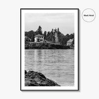 Eagle Harbor Black and White Fine Art Photo Print, Keweenaw Peninsula Michigan Poster