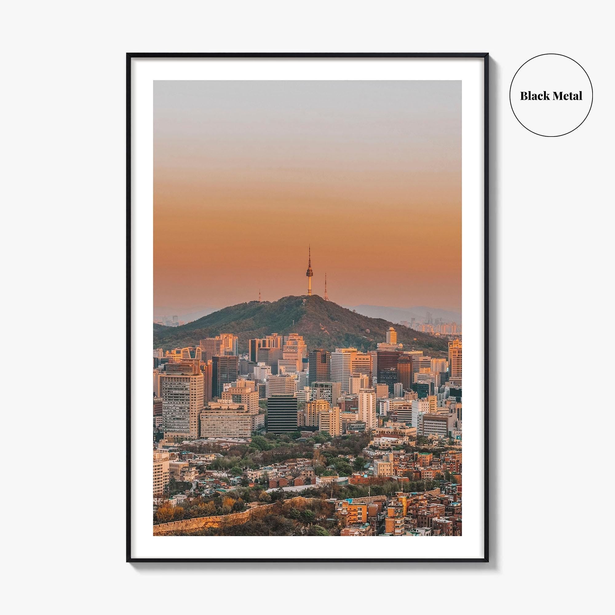 Seoul Skyline Fine Art Photo Print, Wall Decor, South Korea City Poster