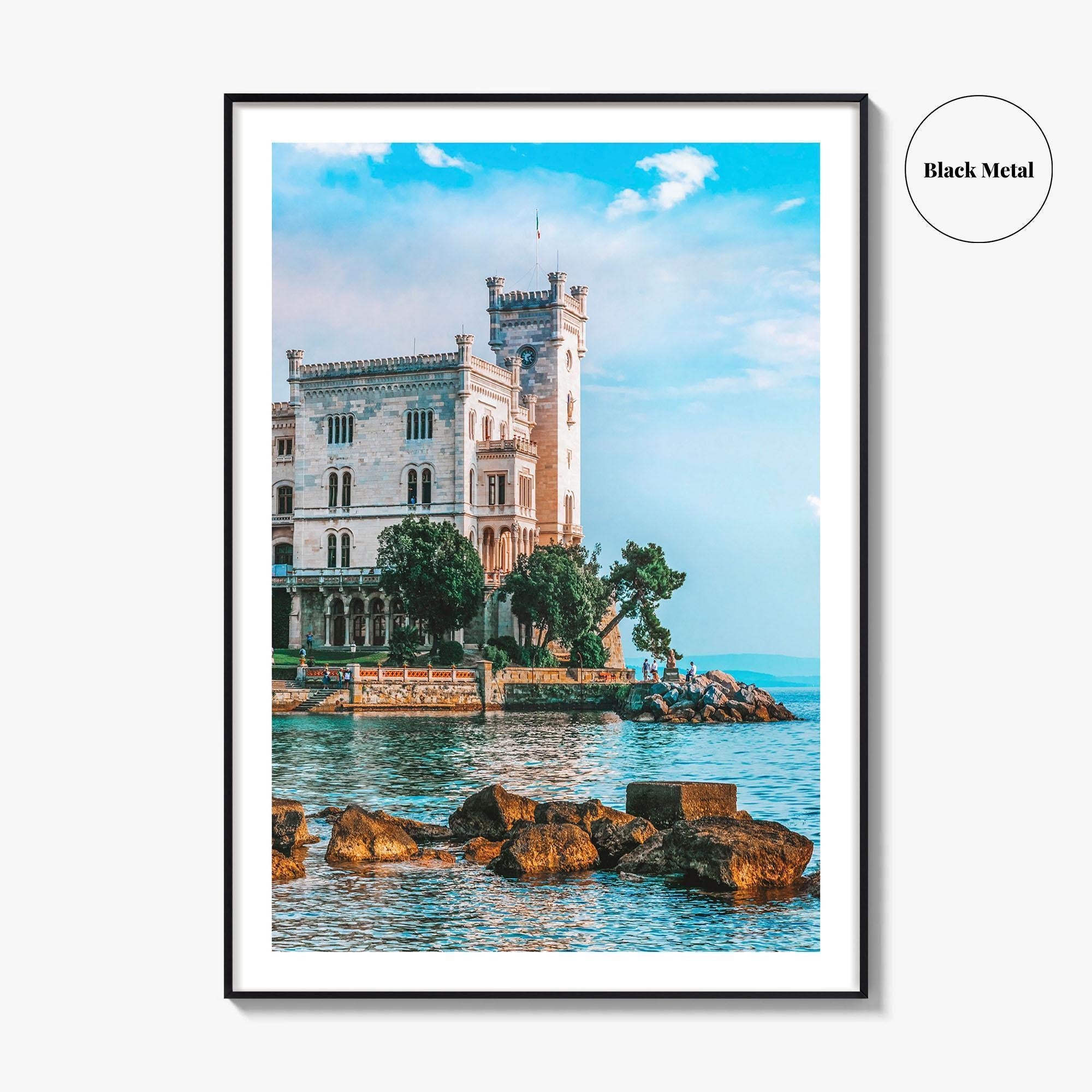 Trieste Fine Art Photo Print, Miramare Castle, Italy, Wall Decor, Poster