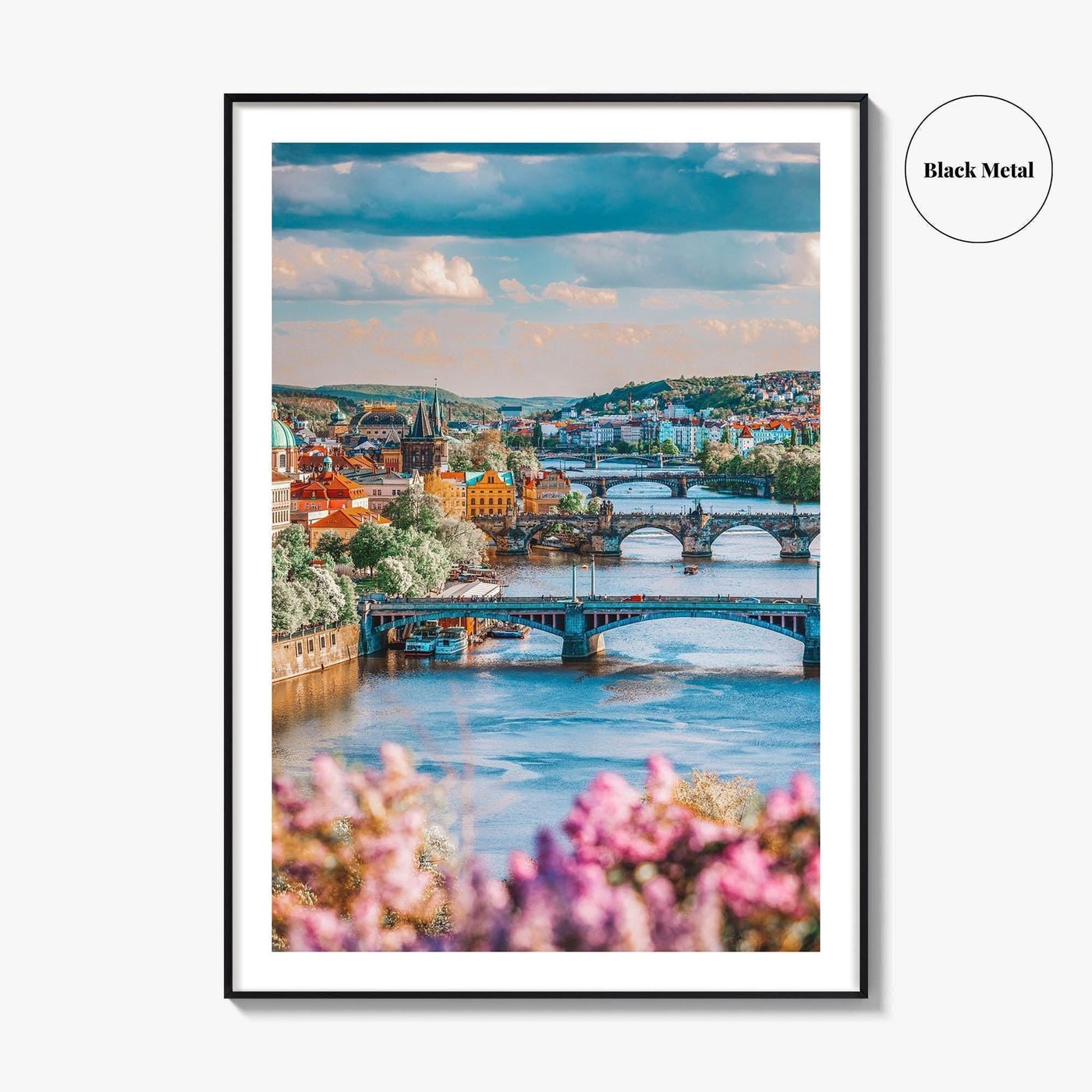 Prague Fine Art Photo Print, Czech Republic, Charles Bridge, Vltava River, Photo Poster