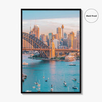 Sydney Skyline Fine Art Photo Print, New South Wales, Australia, Photo Poster