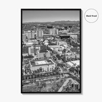 Tempe Black and White Fine Art Photo Print, ASU, Phoenix, Arizona Photo Poster