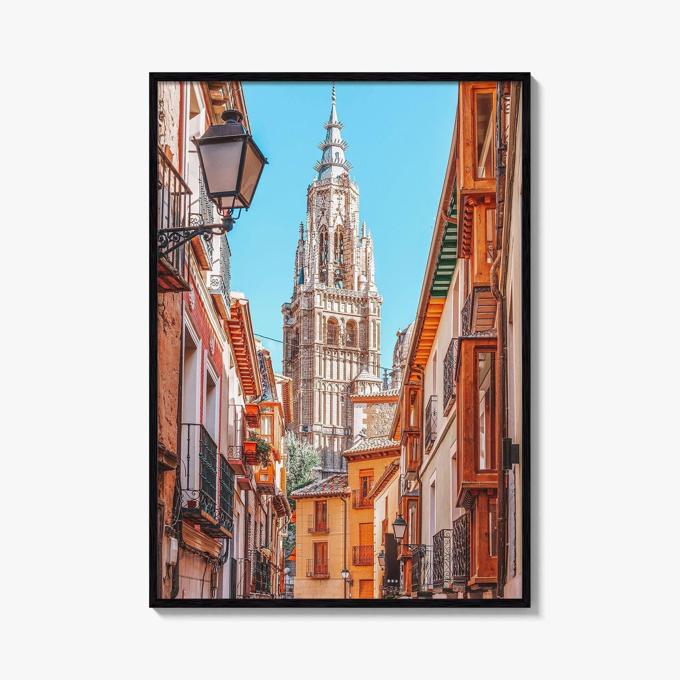 Toledo Spain Fine Art Photo Print, Cathedral Alleyway, Castilla La Mancha Wall Decor Poster
