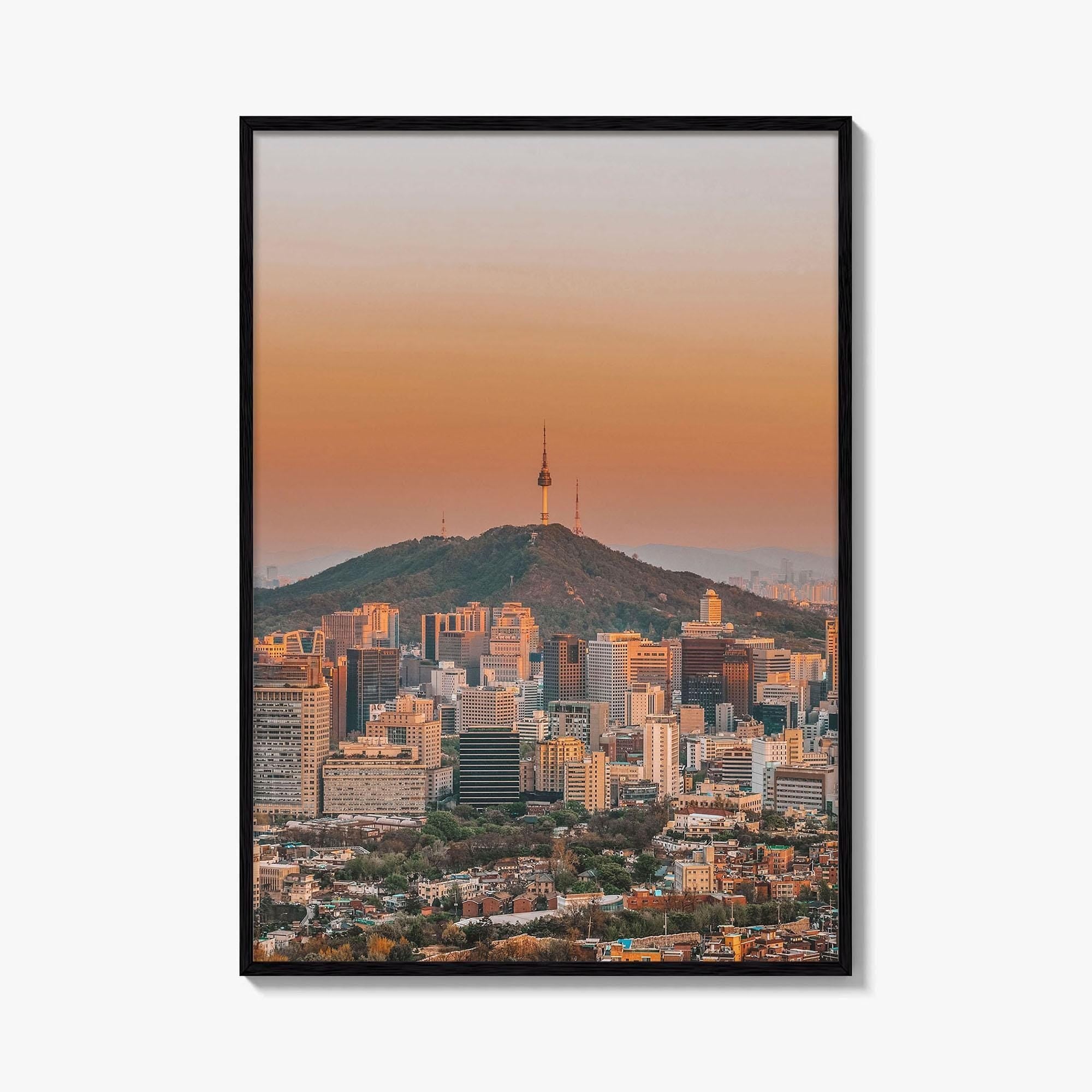Seoul Skyline Fine Art Photo Print, Wall Decor, South Korea City Poster