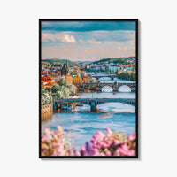 Prague Fine Art Photo Print, Czech Republic, Charles Bridge, Vltava River, Photo Poster