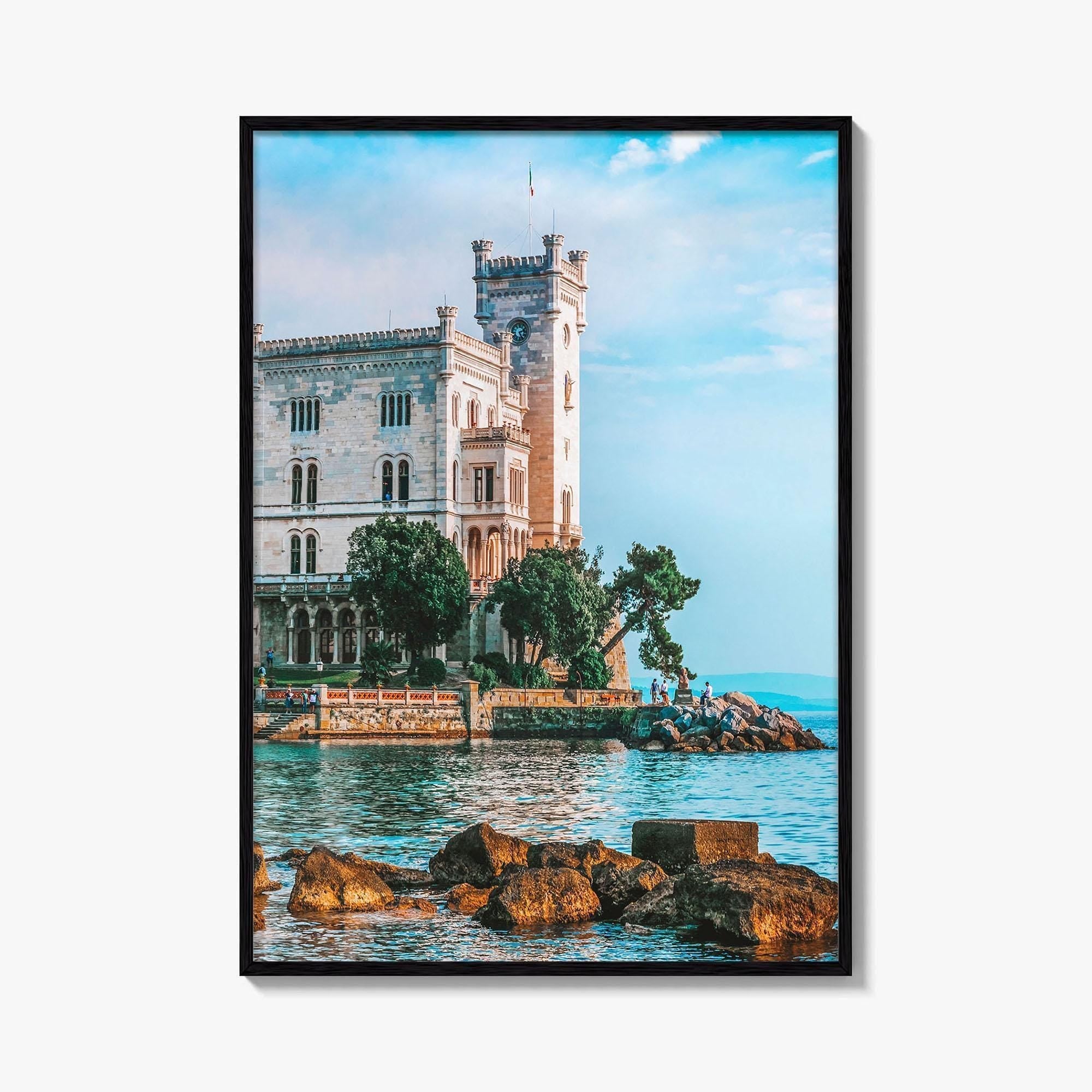 Trieste Fine Art Photo Print, Miramare Castle, Italy, Wall Decor, Poster