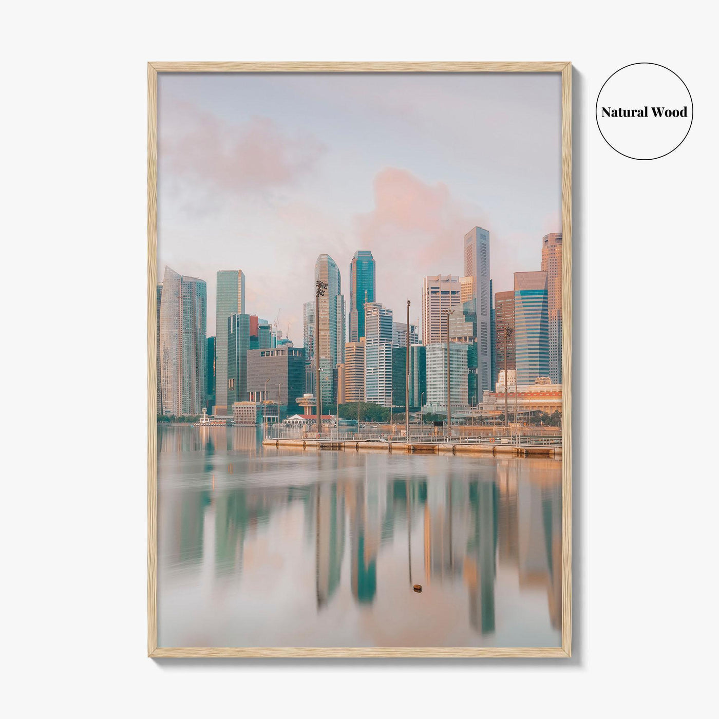 Singapore Skyline Fine Art Photo Print, Marina Bay, City Wall Poster