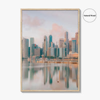Singapore Skyline Fine Art Photo Print, Marina Bay, City Wall Poster