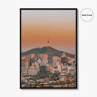 Seoul Skyline Fine Art Photo Print, Wall Decor, South Korea City Poster
