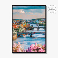 Prague Fine Art Photo Print, Czech Republic, Charles Bridge, Vltava River, Photo Poster