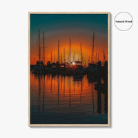 Ventura Harbor Fine Art Photo Print, California, USA, Marina, Wall Decor Poster