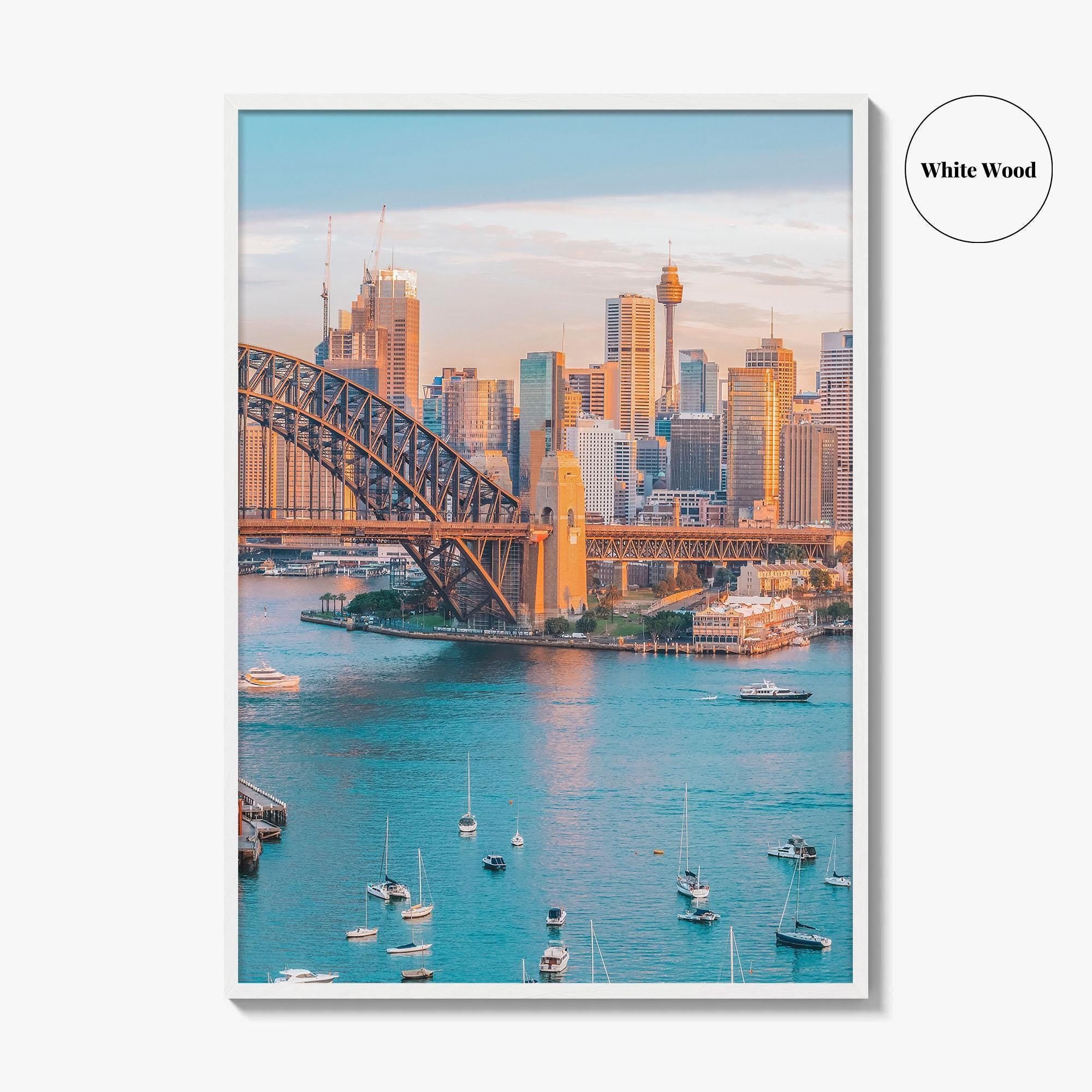 Sydney Skyline Fine Art Photo Print, New South Wales, Australia, Photo Poster