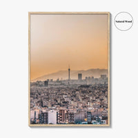 Tehran Skyline Fine Art Photo Print, Milad Tower, Iran Poster
