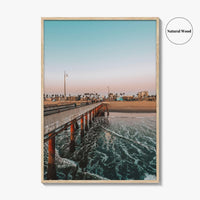 Venice Beach Fine Art Photo Print, Pier, Los Angeles, California Wall Decor Poster