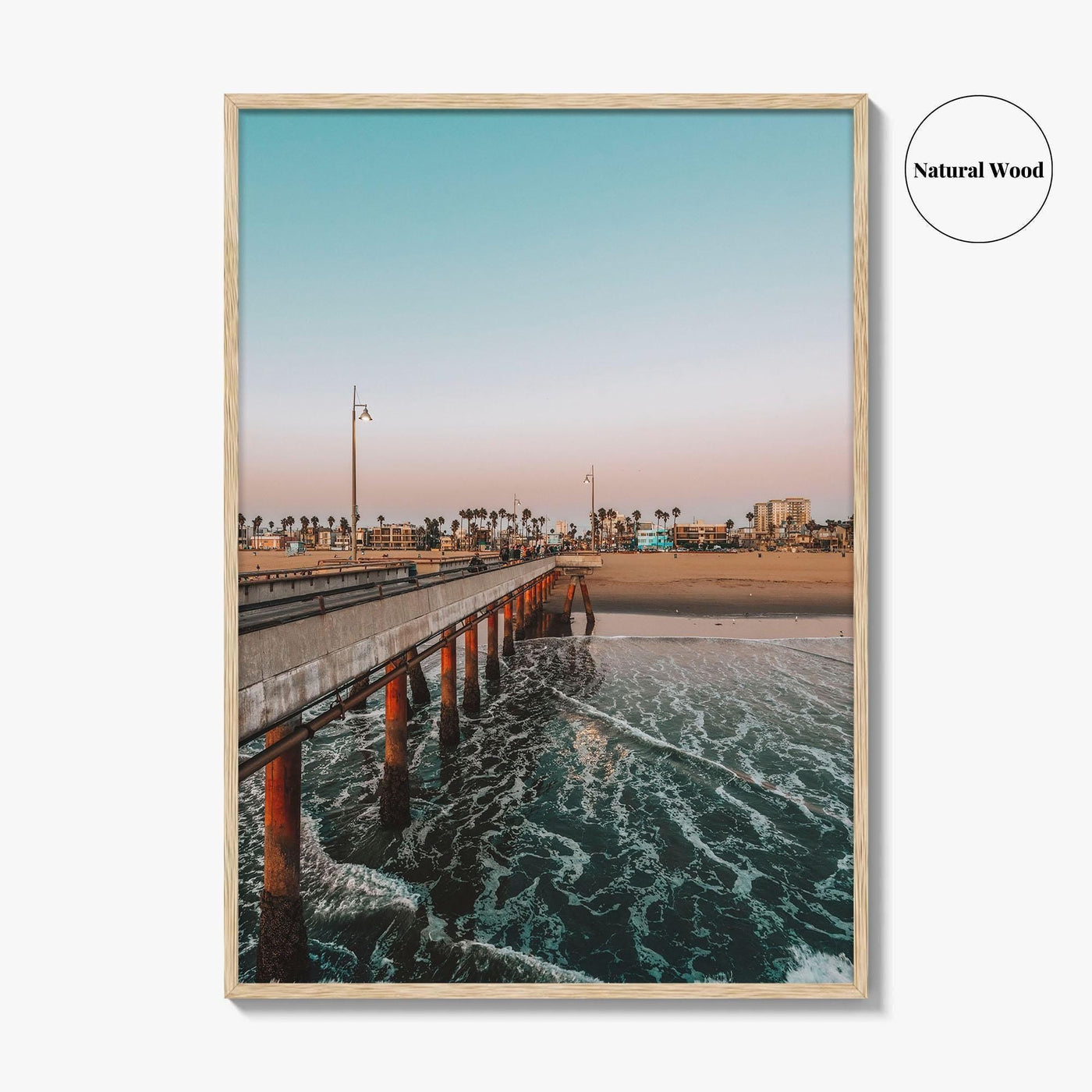 Venice Beach Fine Art Photo Print, Pier, Los Angeles, California Wall Decor Poster
