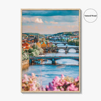 Prague Fine Art Photo Print, Czech Republic, Charles Bridge, Vltava River, Photo Poster