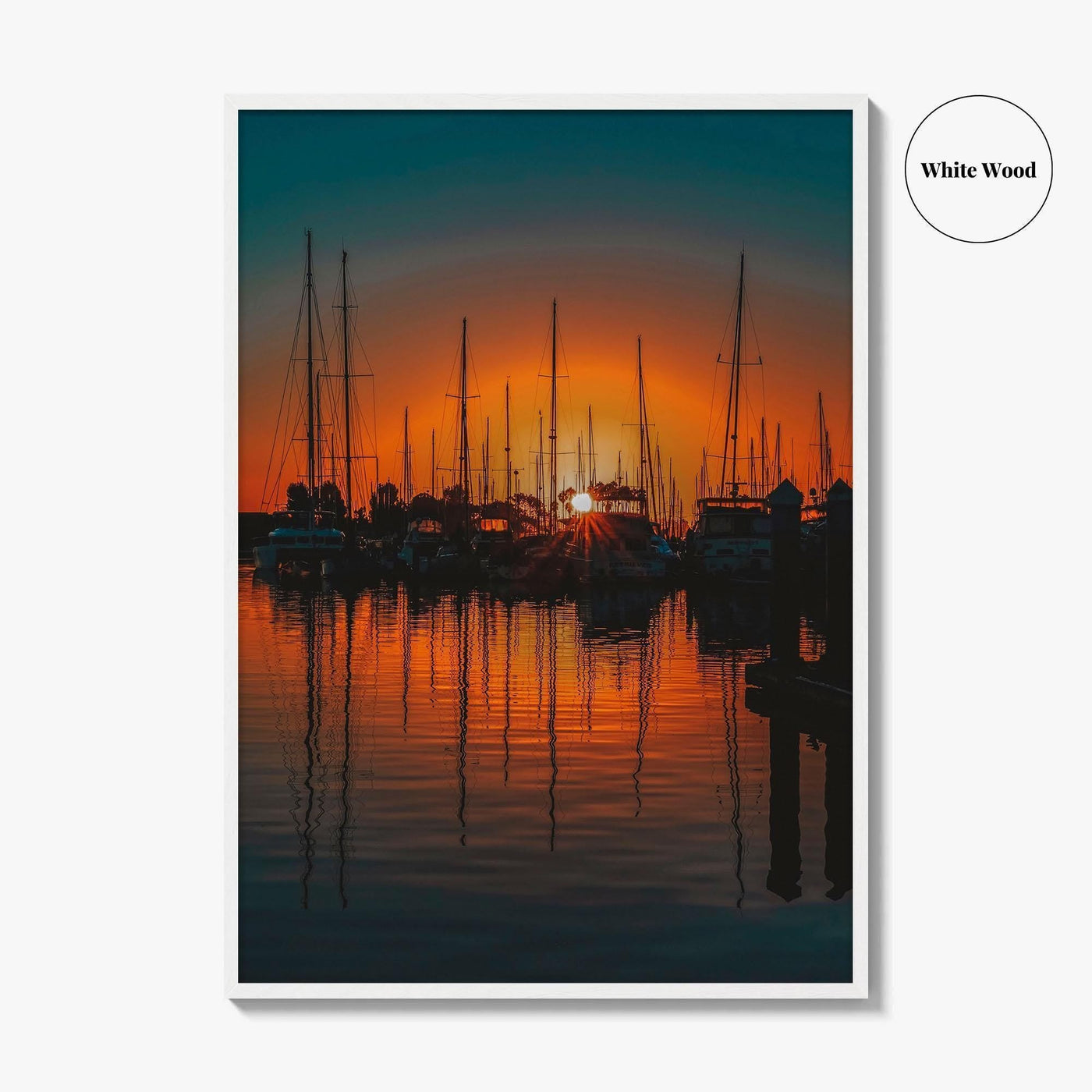 Ventura Harbor Fine Art Photo Print, California, USA, Marina, Wall Decor Poster