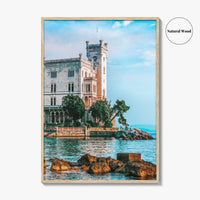 Trieste Fine Art Photo Print, Miramare Castle, Italy, Wall Decor, Poster