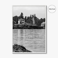 Eagle Harbor Black and White Fine Art Photo Print, Keweenaw Peninsula Michigan Poster