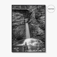 Pocono Mountains Black and White Fine Art Photo Print, Delaware Water Gap Poster
