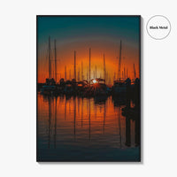 Ventura Harbor Fine Art Photo Print, California, USA, Marina, Wall Decor Poster