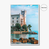 Trieste Fine Art Photo Print, Miramare Castle, Italy, Wall Decor, Poster