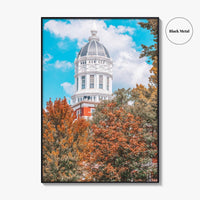 Columbia MO Fine Art Photo Print, University of Missouri Mizzou Campus, USA Poster