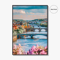 Prague Fine Art Photo Print, Czech Republic, Charles Bridge, Vltava River, Photo Poster