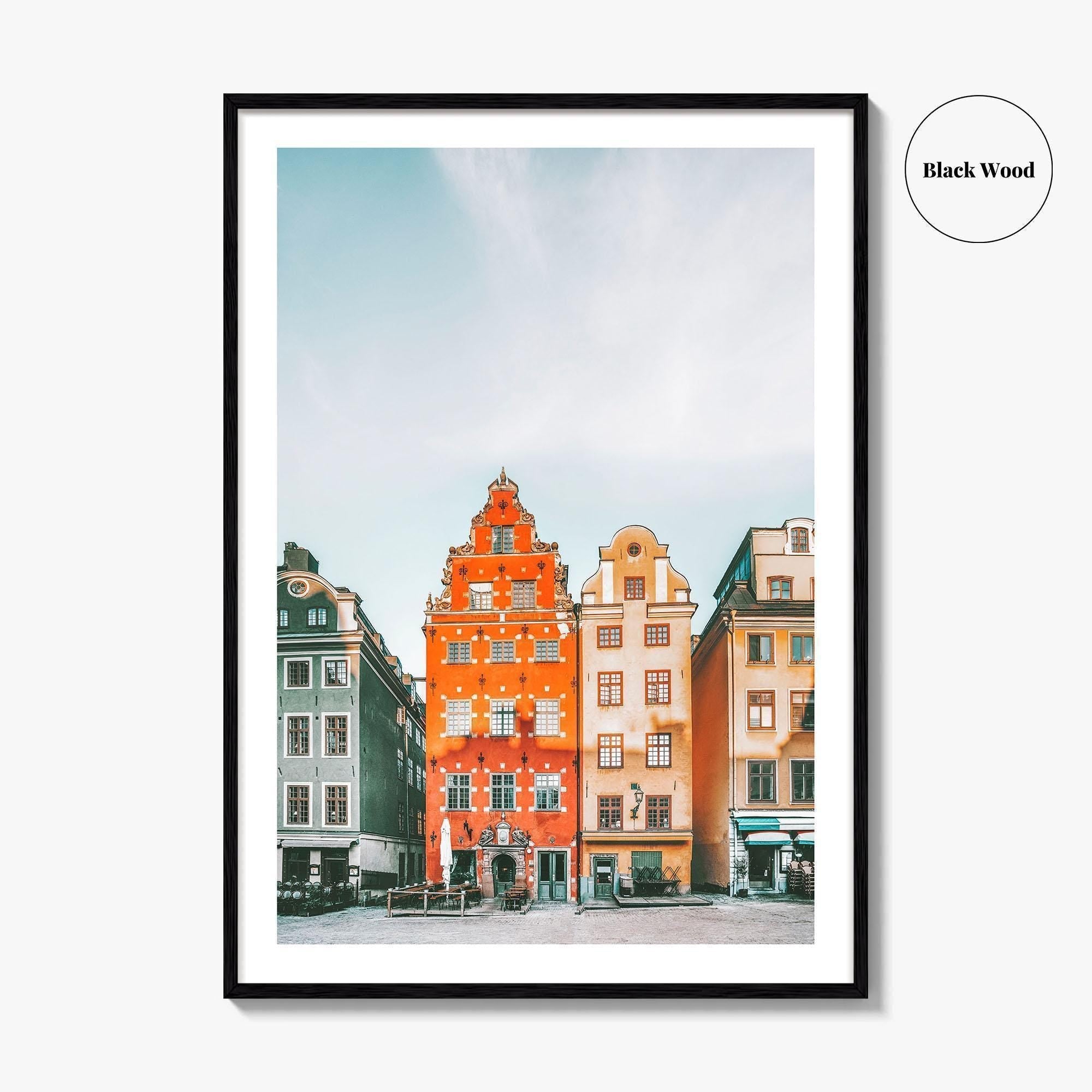 Stockholm Fine Art Photo Print, Stortorget Gamla Stan, Sweden Wall Poster, Architecture