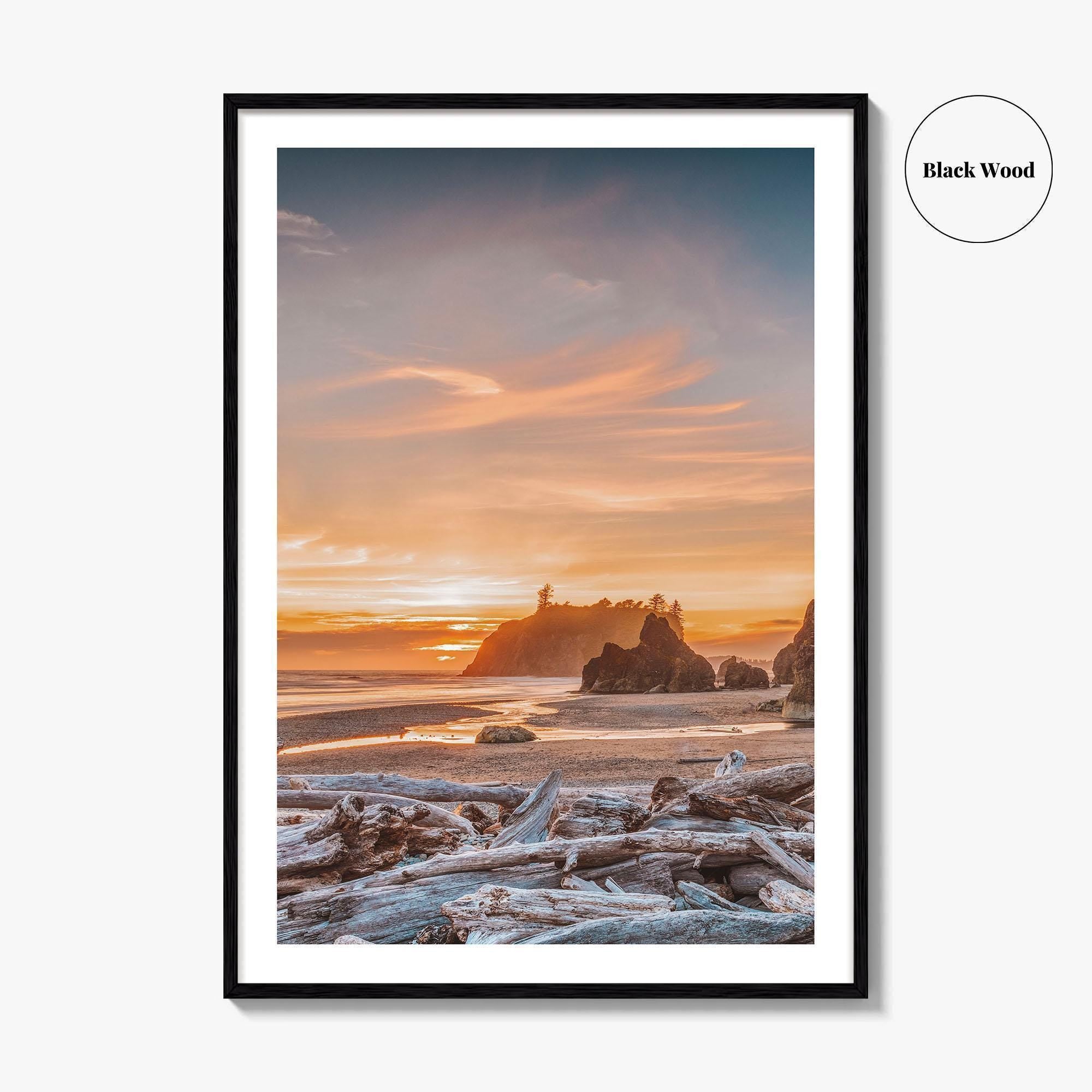 Olympic National Park Fine Art Photo Print, Ruby Beach, Washington Wall Art Poster