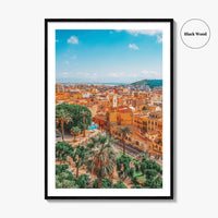 Cagliari Skyline Fine Art Photo Print, Sardinia Italy Wall Decor Poster