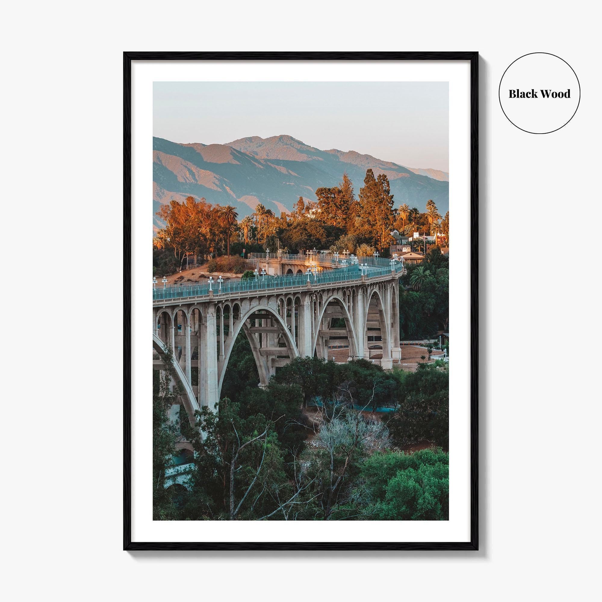 Pasadena Fine Art Photo Print, Colorado Street Bridge, California Wall Decor Poster, Los Angeles