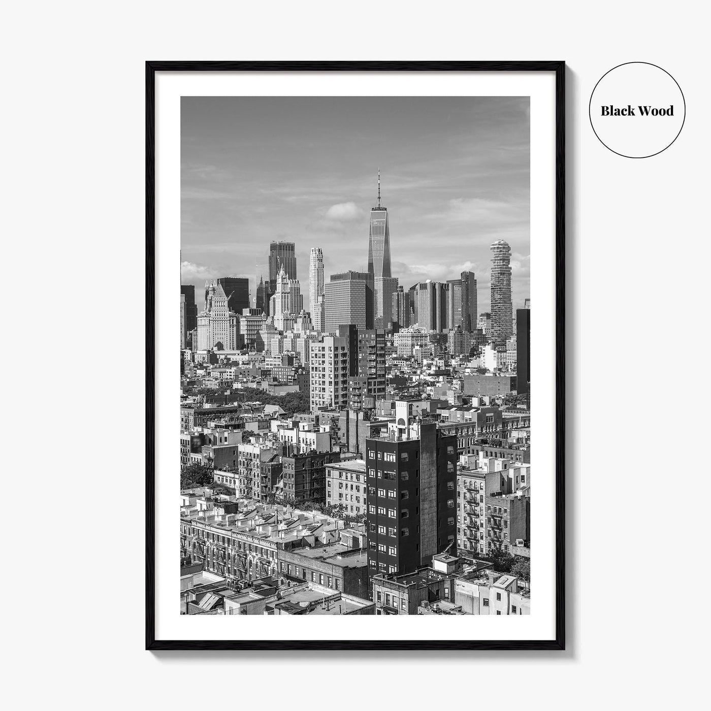 Lower East Side Black and White Fine Art Photo Print, New York Manhattan Poster