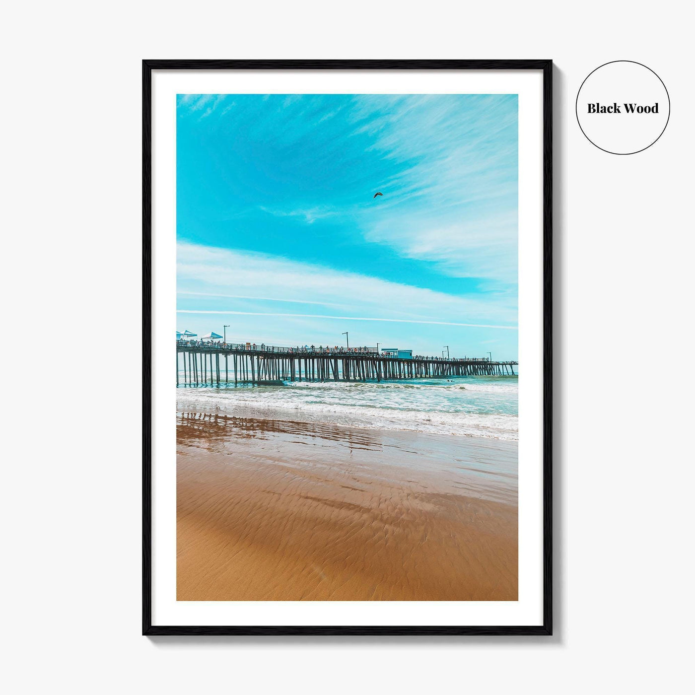 Pismo Beach Fine Art Photo Print, Pier, California, USA Wall Poster