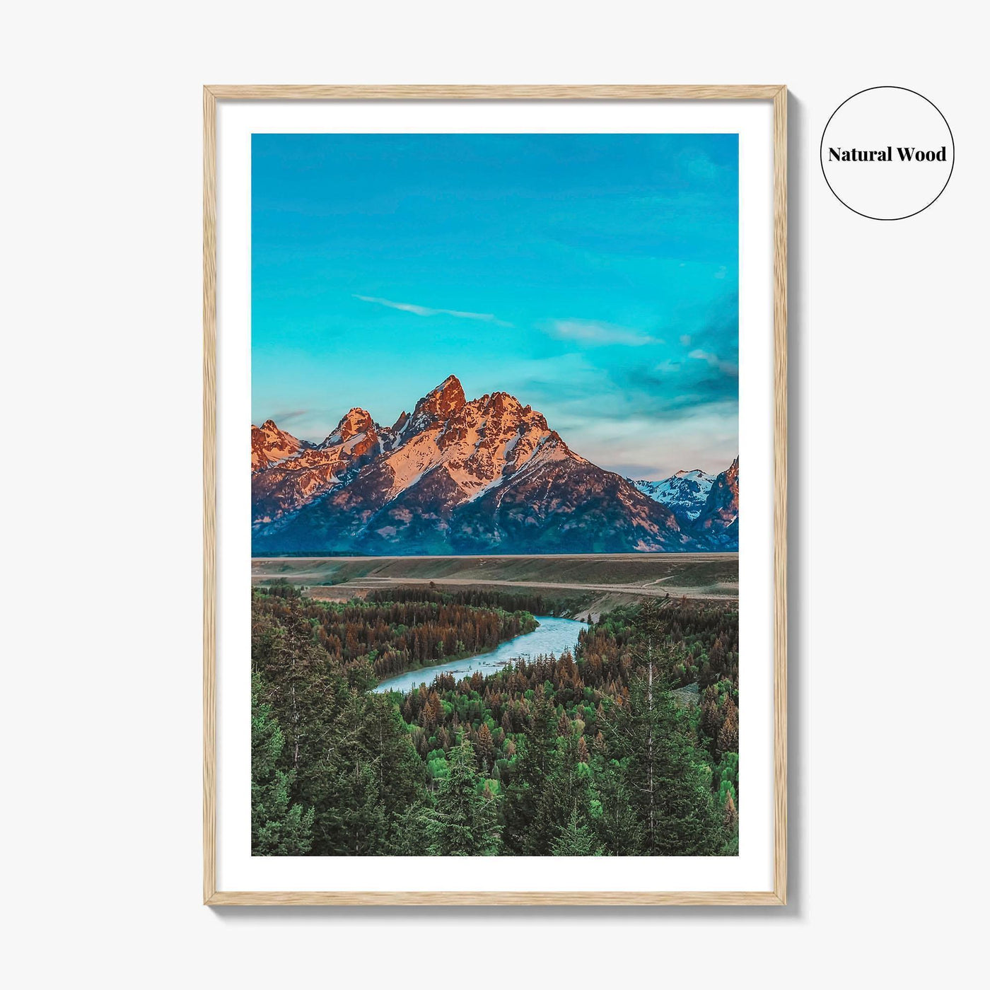 Wyoming Fine Art Photo Print, Grand Teton National Park, Snake River Overlook Poster